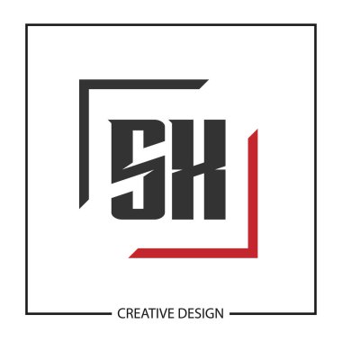 İlk harf Sx Logo şablonu tasarlamak vektör
