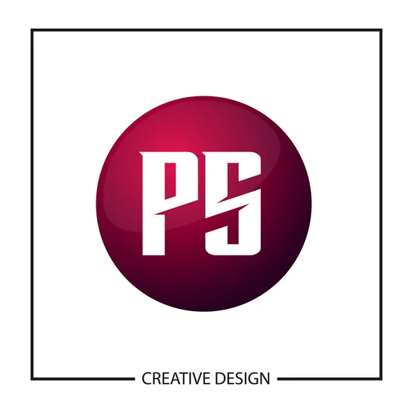 Αρχικό Γράμμα Λογότυπο Πρότυπο Σχεδιασμό Εικονογράφηση Διάνυσμα — Διανυσματικό Αρχείο