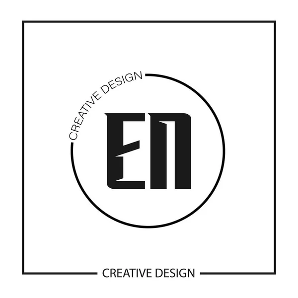 Початкова Літера Логотип Дизайн Шаблону Векторні Ілюстрації — стоковий вектор