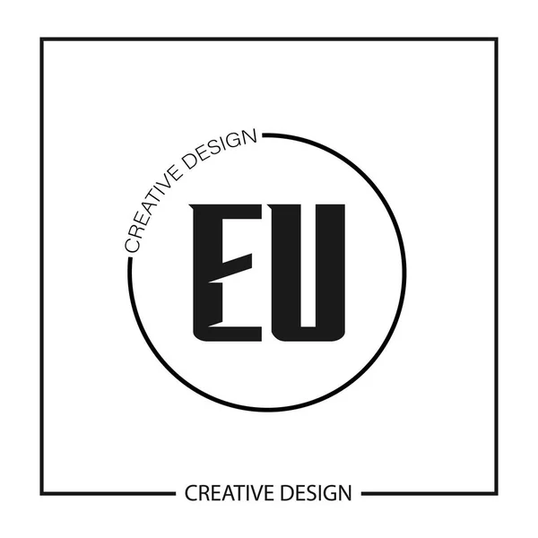 Αρχικό Γράμμα Λογότυπο Της Πρότυπο Σχεδιασμού Διανυσματικά Εικονογράφηση — Διανυσματικό Αρχείο