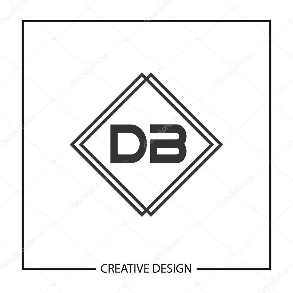 Initial Letter DB Logo Template Design Vector Illustration