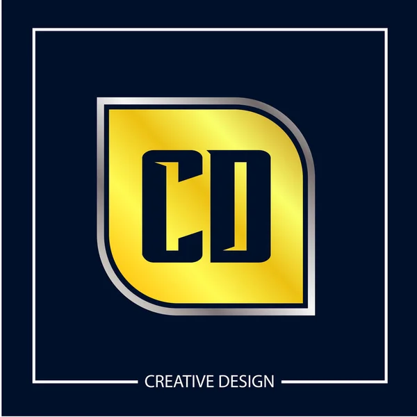 Modèle Logo Lettre Initiale Illustration Vectorielle Conception — Image vectorielle