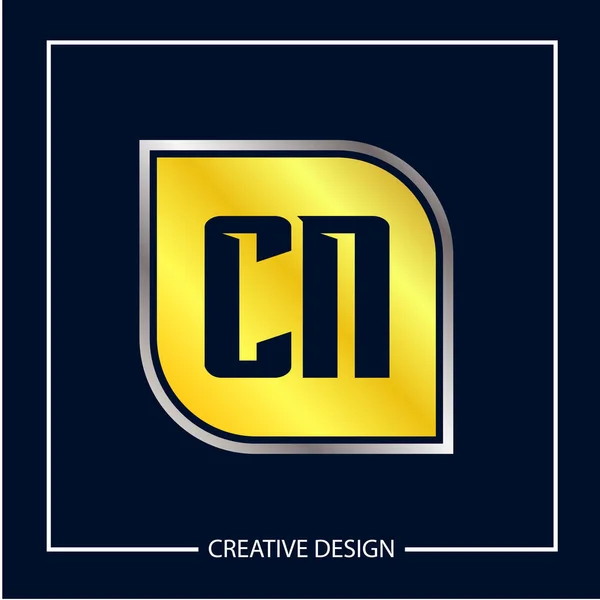 Letra Inicial Logo Template Design Vector Illustration — Archivo Imágenes Vectoriales
