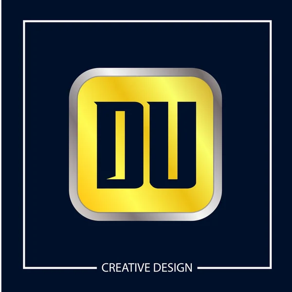 Начальное Письмо Логотип Шаблона Дизайн Вектора Иллюстрации — стоковый вектор