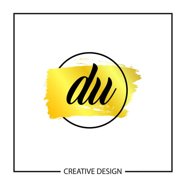 Harf Logo Şablonu Tasarım Vektör Illustrantion — Stok Vektör