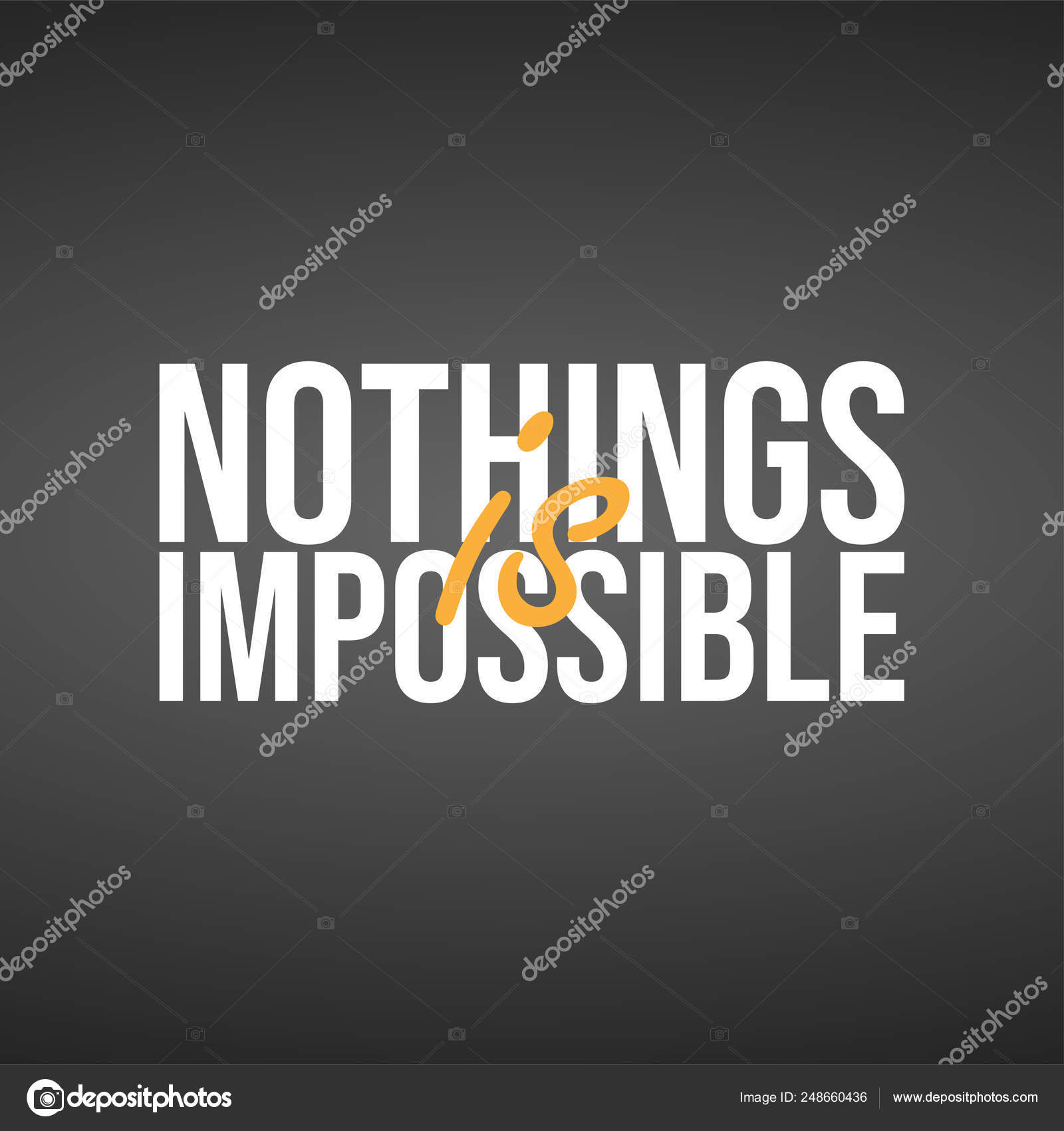 Rien N Est Impossible Devis Reussi Avec Vecteur D Arriere Plan Moderne Image Vectorielle Mohammad Muhtadi14 Gmail Com C