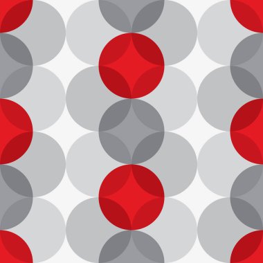yüzyıl modern vintage retro atomik sorunsuz arka plan deseni orta 1950'lerde. Tamamen düzenlenebilir vektör çizim web ve baskı için.