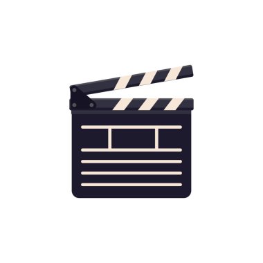 Fıçı tahtası vektör simgesi. Düz sinema işareti tasarım