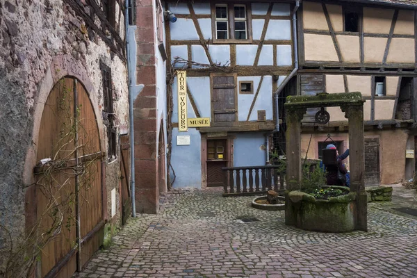 Elsas Francia Diciembre 2018 Acogedoras Calles Fabulosas Con Casas Coloridas —  Fotos de Stock