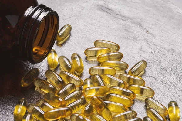 Fish oil capsules - food supplement