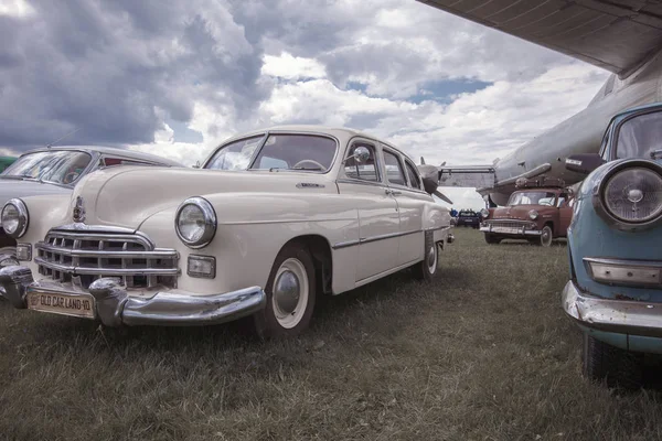 Kiev Ukraine Mai 2019 Voiture Rétro Festival Technologie Rétro Ancienne — Photo