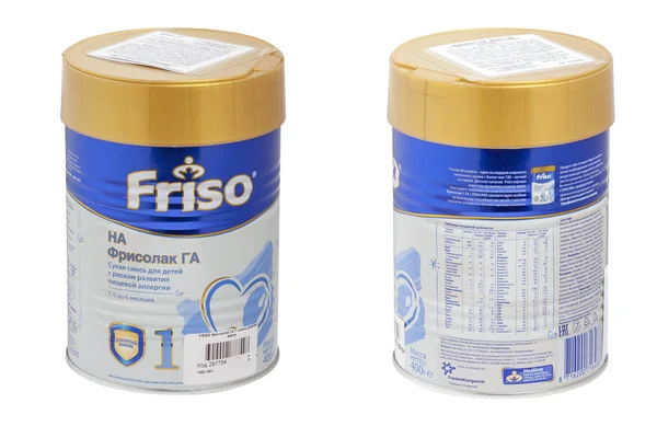 Kijev Ukrajna Augusztus 2019 Nagymértékben Kiigazított Tej Formula Friso Frisolak — Stock Fotó