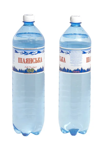 Kiev Ukraine August 2019 Shayanskaya Structured Mineral Water Natural Medicinal — Stock Photo, Image