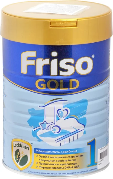 Kiev Ukraine September 2019 Frisolac Gold Milk Powder Mixture Lack — Stock Photo, Image