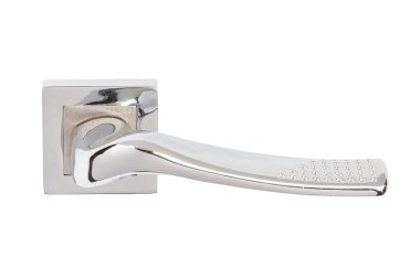 Kapı kolu. İzole edilmiş beyaz arkaplandaki kalem