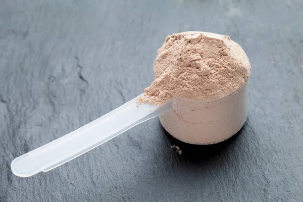 Scoop Whey Protein Sports Nutrition — Stock Photo, Image