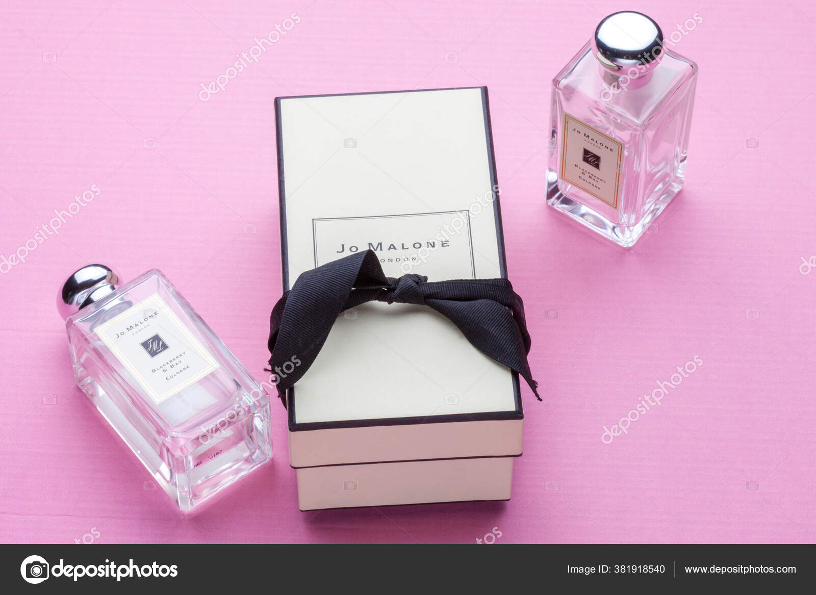 Kiev Ukraine June 2020 Two Bottles Malone Blackberry Bay Perfume
