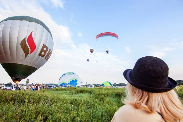 Kiev Ukraine July 2020 Aeronautics Festival 气球节 我回来了 — 图库照片