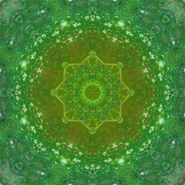 renkli desenli fraktal arkaplan