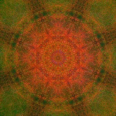 renkli desenli fraktal arkaplan