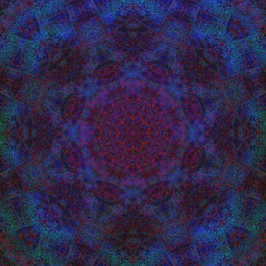 renkli desenli fraktal arkaplan