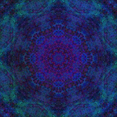 renkli desenli fraktal arkaplan