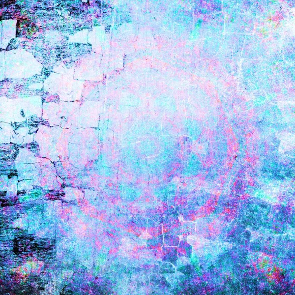 Grunge Muur Zeer Gedetailleerd Getextureerde Achtergrond Abstract Prachtige Kleuren Ontwerpen — Stockfoto