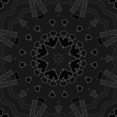 Pankart için soyut siyah desenli geometrik arkaplan