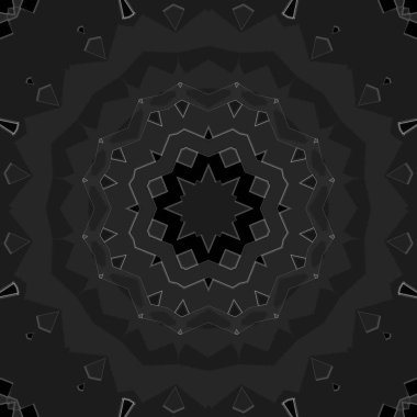 Pankart için soyut siyah desenli geometrik arkaplan