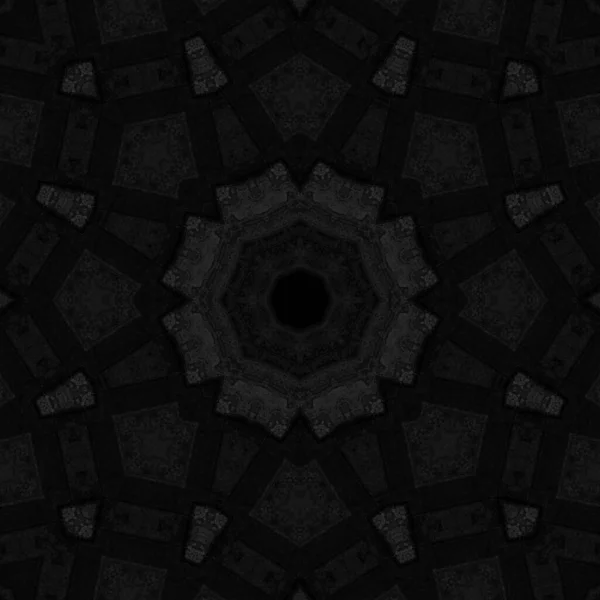 Abstract Black Textured Geometrical Background Banner — 图库照片