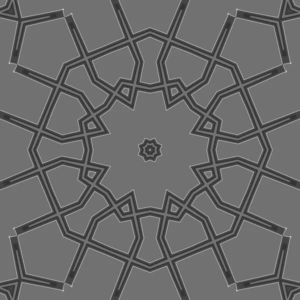 横幅抽象灰色纹理几何背景 — 图库照片