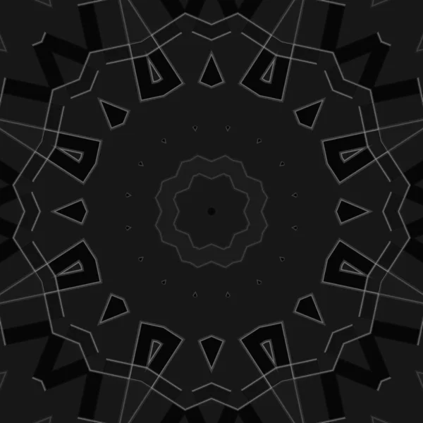 Abstract Black Textured Geometrical Background Banner — 图库照片