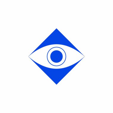 Göz Logo vektör tasarım illüstrasyon sanat tasarım iş öğesi amblemi
