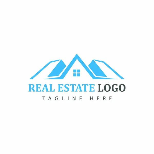 Immobilier Logotype Modèle Construction Logo Vecteur Construction Entreprise Conception Eps — Image vectorielle