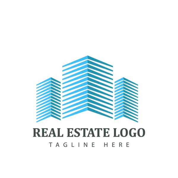 Logotipo Inmobiliario Logotipo Construcción Diseño Empresa Eps — Archivo Imágenes Vectoriales