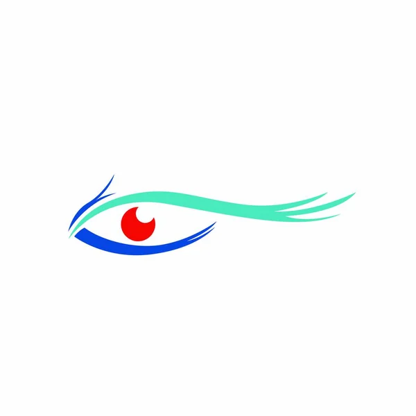 Logotipo Olho Design Vetorial Ilustração Arte Design Elemento Negócio Emblema — Vetor de Stock