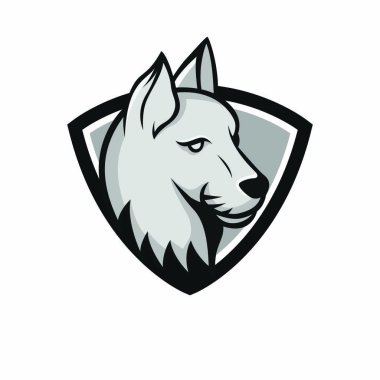 Kedi vektör maskot logo spor baş hayvan illüstrasyon amblemi izole