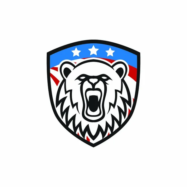Lobos Lobo Mascote Cabeça Logotipo Vetor Design Ilustração Emblema Isolado — Vetor de Stock