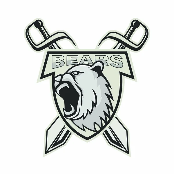 Maskot baş Logo vektör tasarım illüstrasyon izole amblemi hayvanlar spor kurt kurt