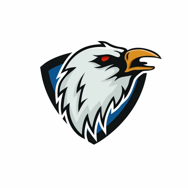 Logo Del Vector Del Águila Mascota Animal Logotipo Ilustración Emblema — Archivo Imágenes Vectoriales