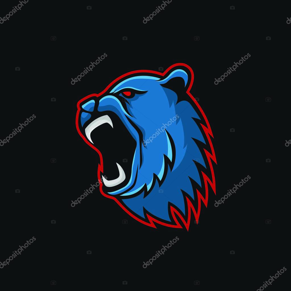 Wolves wolf mascot head logotype vector design illustration emblem isolated animals sport