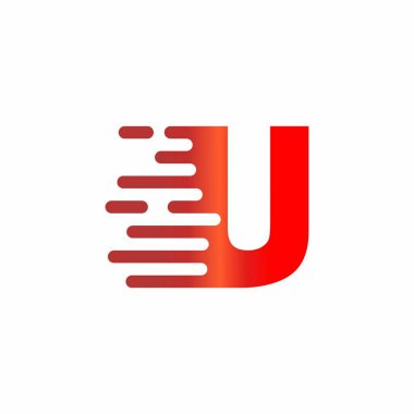 Mektup logo vektör konsept tasarım modern şirket arka plan beyaz daire