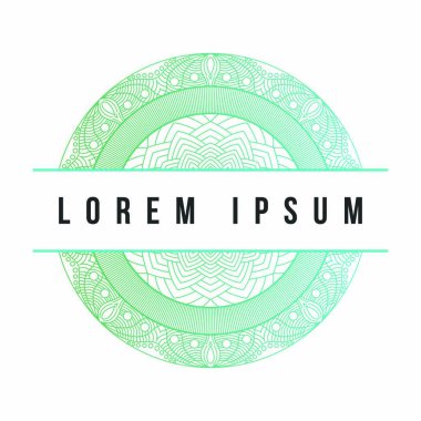 Mandala doku soyut dekorasyon arka plan süsleme öğesi lüks ramazan illüstrasyon amblemi izole