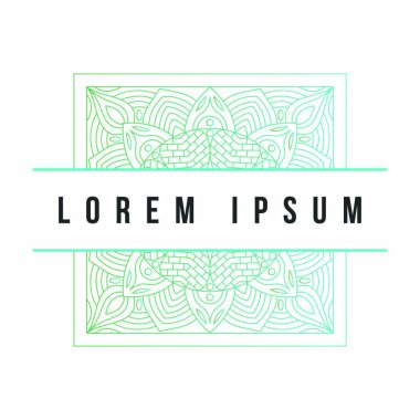 Mandala doku soyut dekorasyon arka plan süsleme öğesi lüks ramazan illüstrasyon amblemi izole