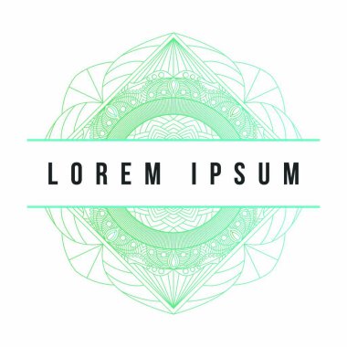 Mandala doku soyut dekorasyon arka plan süsleme öğesi lüks ramazan illüstrasyon amblemi izole