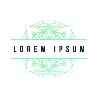 Mandala doku soyut dekorasyon arka plan süsleme öğesi lüks ramazan illüstrasyon amblemi izole