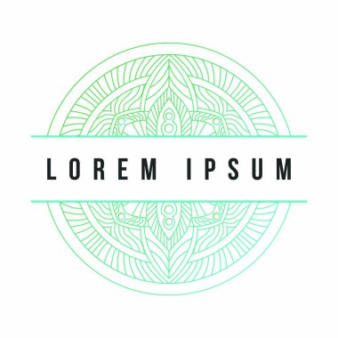 Mandala doku soyut dekorasyon arka plan süsleme öğesi lüks ramazan illüstrasyon amblemi izole