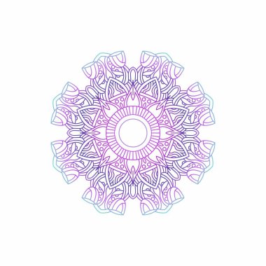 Mandala doku soyut dekorasyon arka plan süsleme öğesi lüks ramazan illüstrasyon amblemi izole