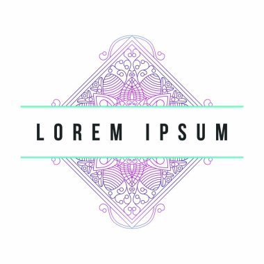 Mandala doku soyut dekorasyon arka plan süsleme öğesi lüks ramazan illüstrasyon amblemi izole