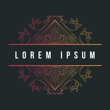 Mandala doku soyut dekorasyon arka plan süsleme öğesi lüks ramazan illüstrasyon amblemi izole